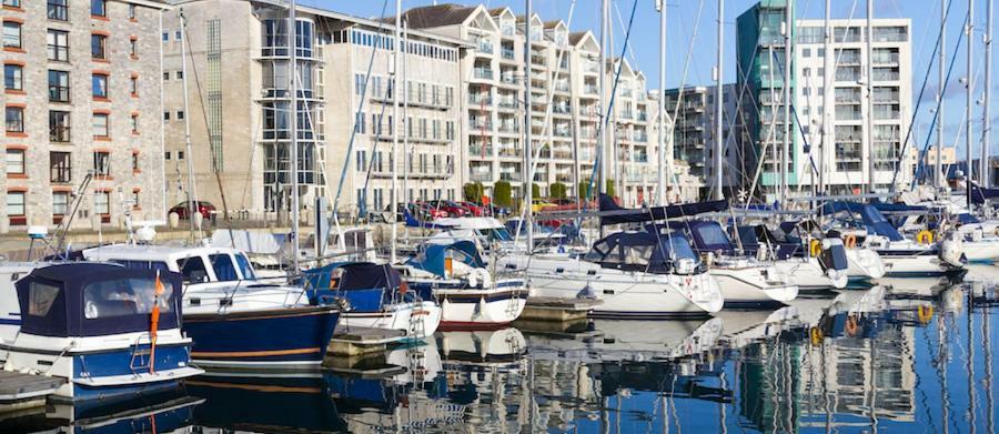 Ocean Crescent Plymouth City Centre Penthouse Level Apartment Bagian luar foto